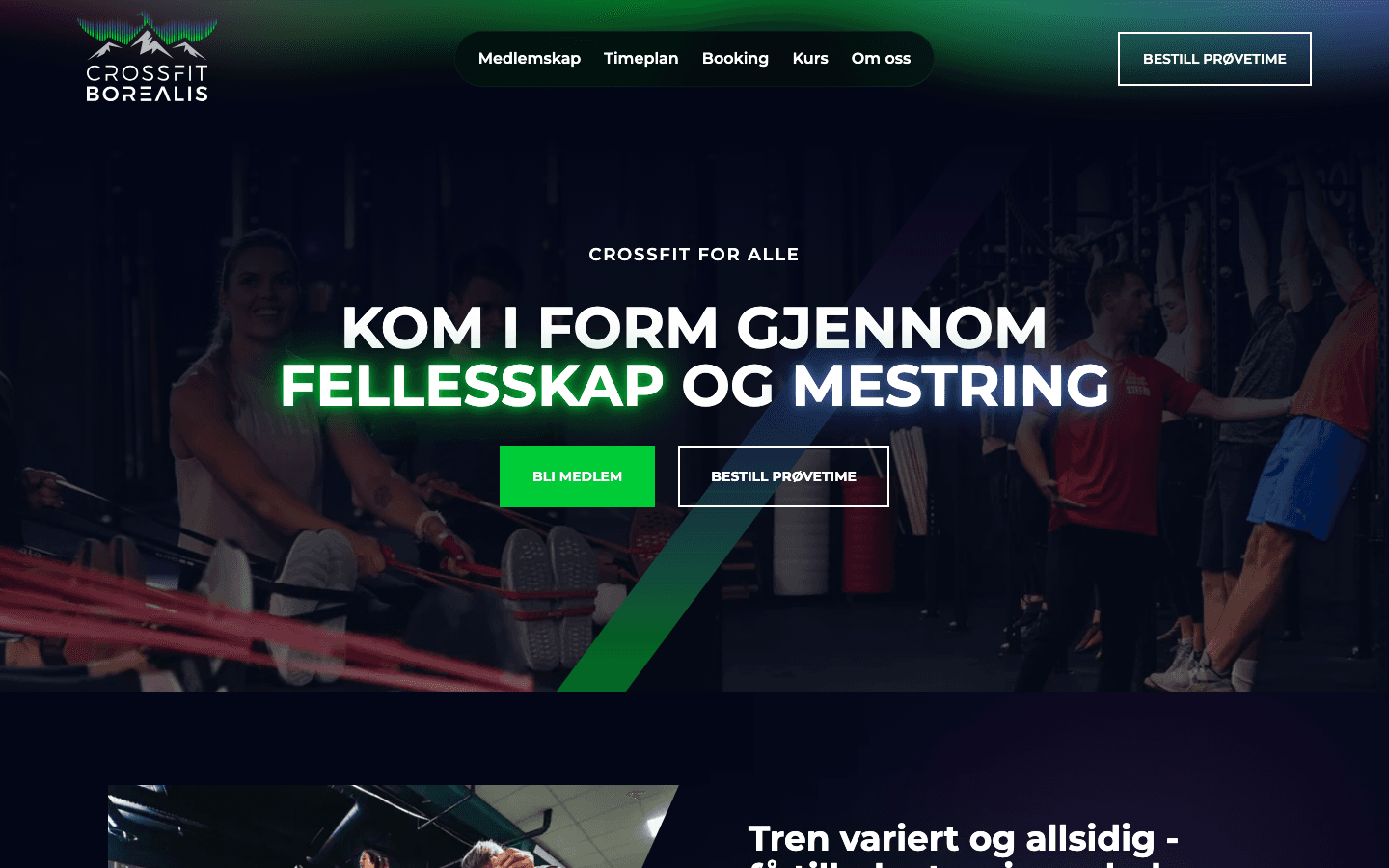 Skjermbilde av CrossFit Borealis