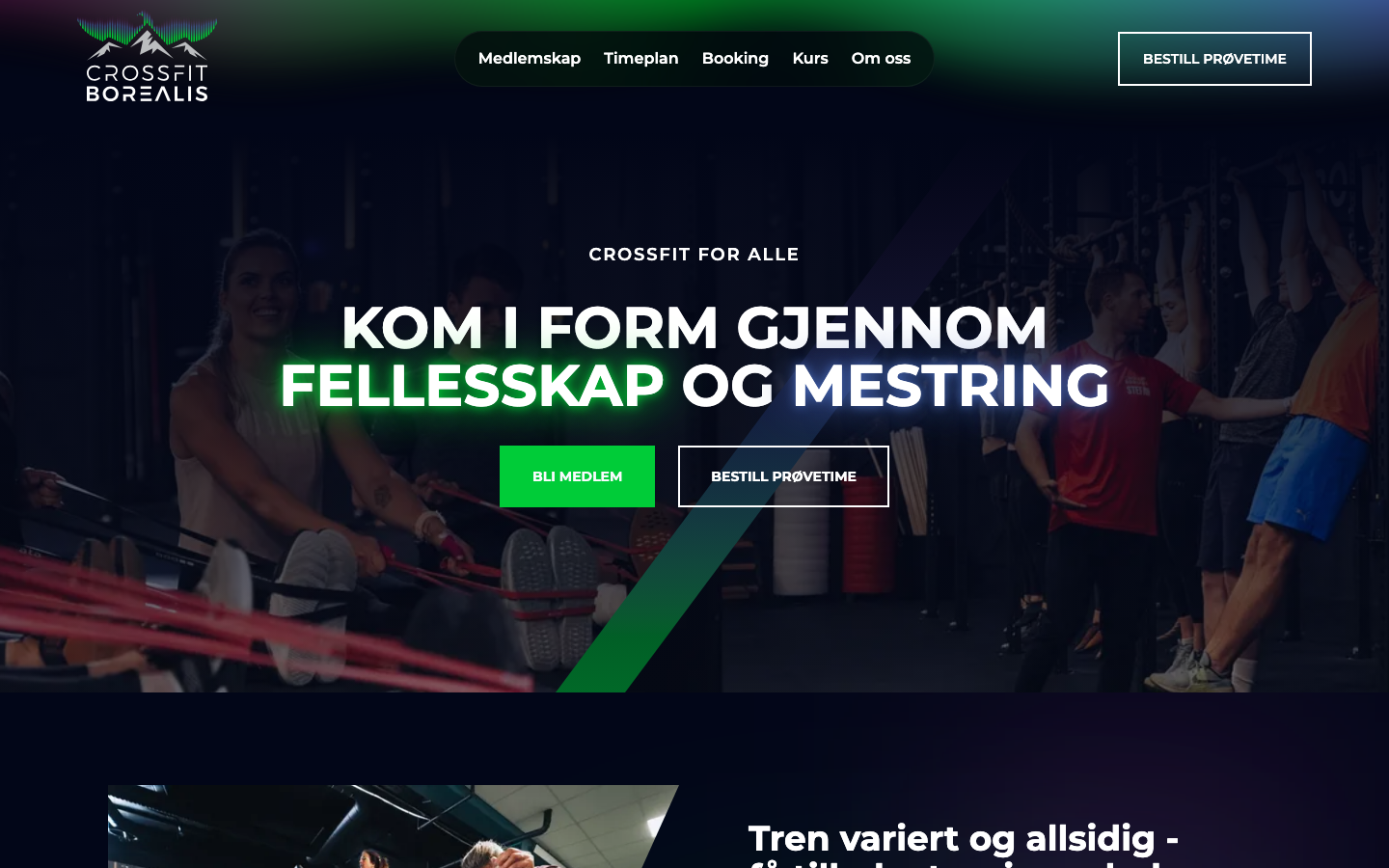 Skjermbilde av CrossFit Borealis